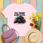 Tail Thump Alarm Clock Graphic Tee Shirt product