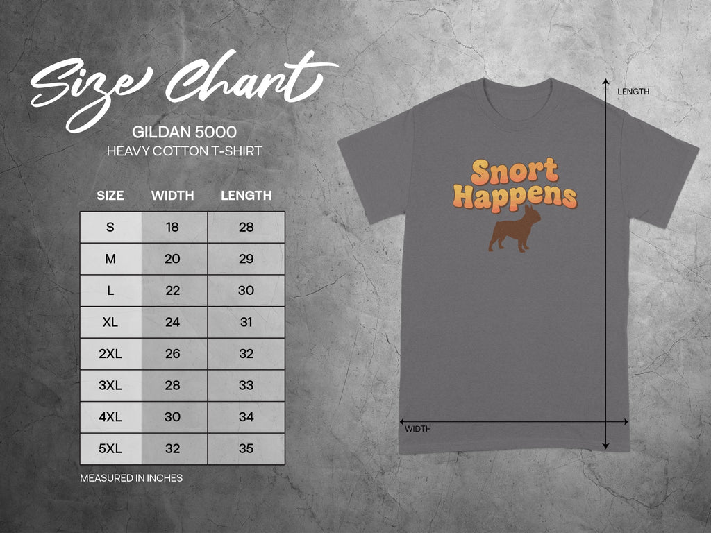 Funny Snort Happens Design Gildan 5000 T-Shirt