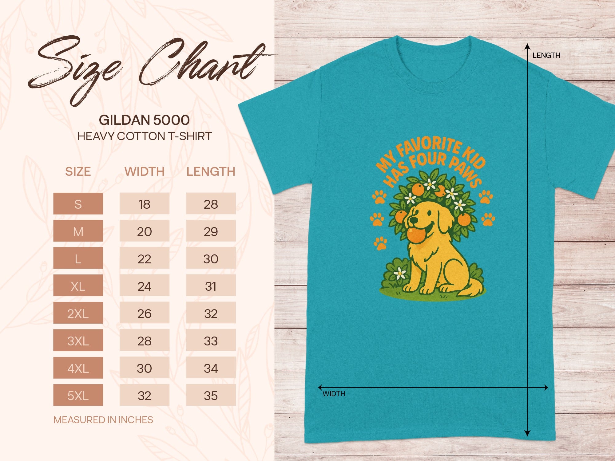 My Favorite Kid Has Four Paws Dog Lover T-Shirt product