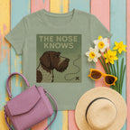 german wirehaired pointer nose-knows-topo tee flat lay hero