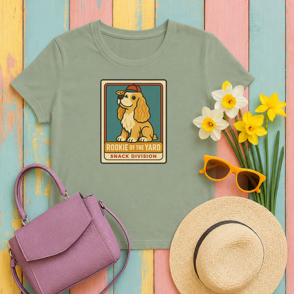 Cocker Rookie of the Yard Tee in Sage