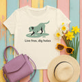 Live Free Lab T-Shirt in Natural