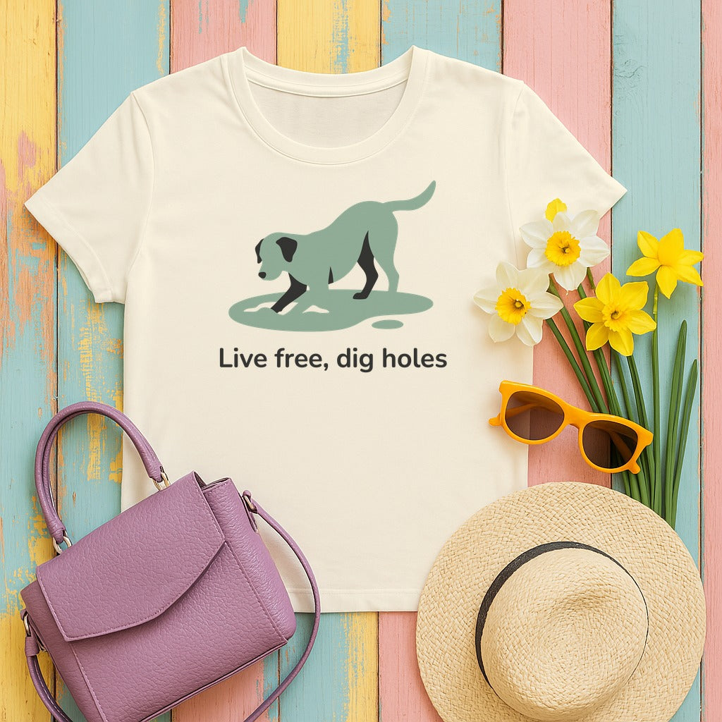 Live Free Lab T-Shirt in Natural