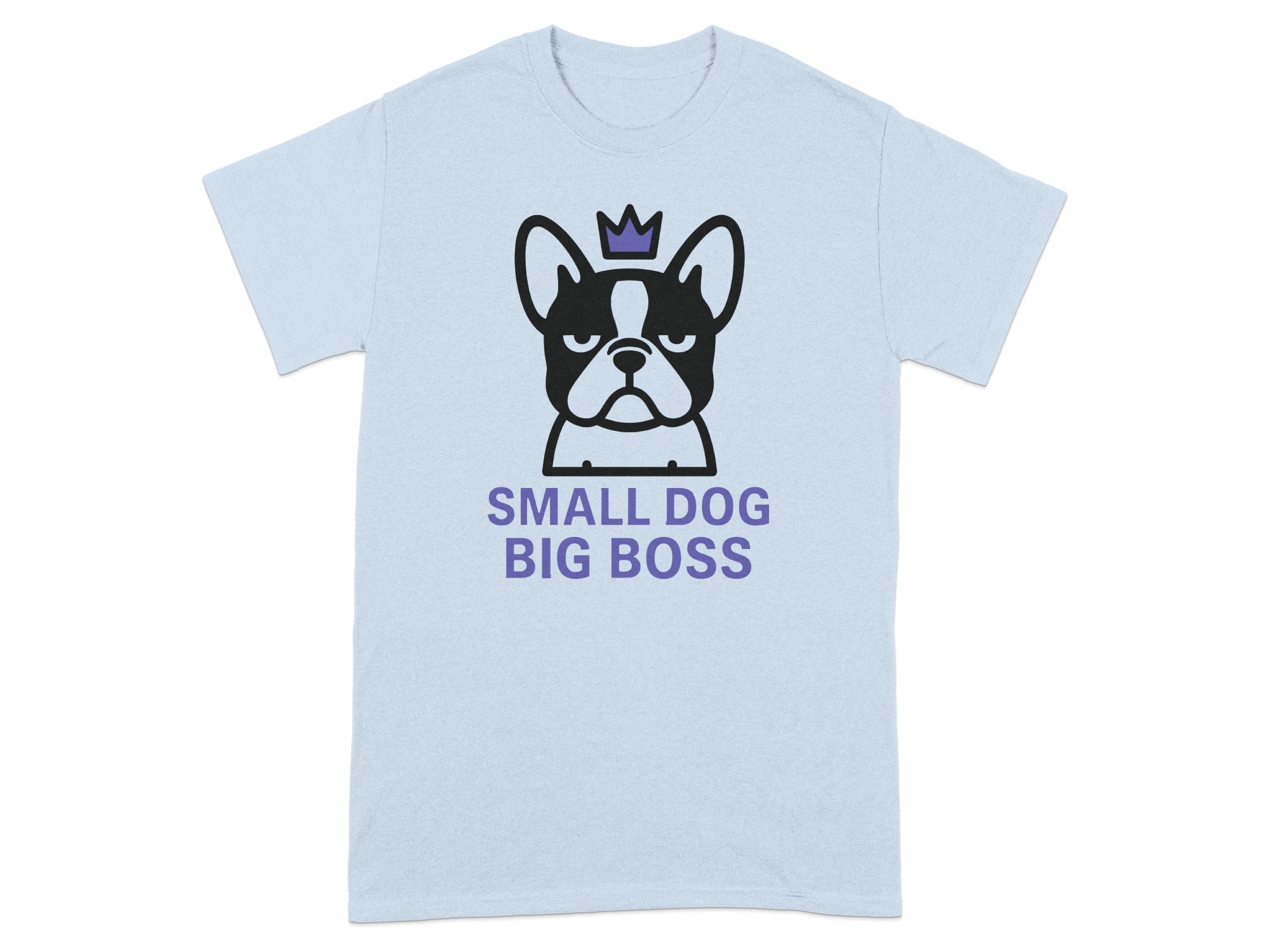 Small Dog Big Boss Graphic T-Shirt for Dog Lovers
