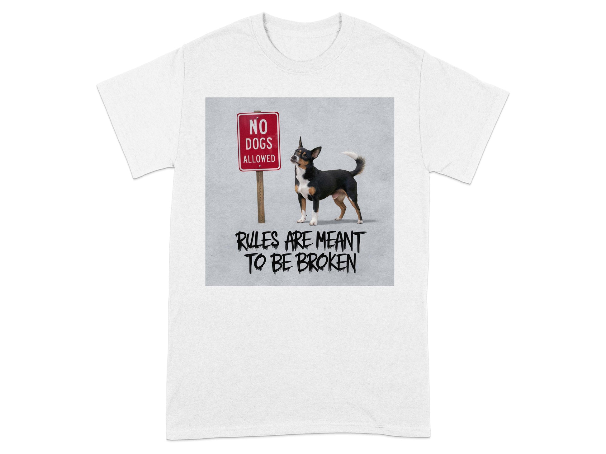 Rules Are Meant To Be Broken No Dogs Allowed product type