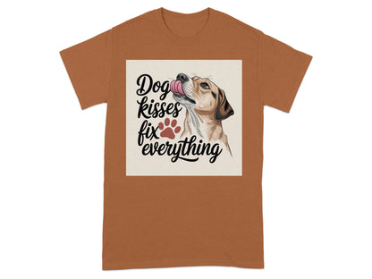 Dog Kisses Fix Everything Graphic T-shirt product type