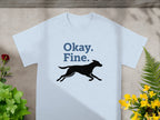 Okay. Fine. Dog Running Graphic T-Shirt