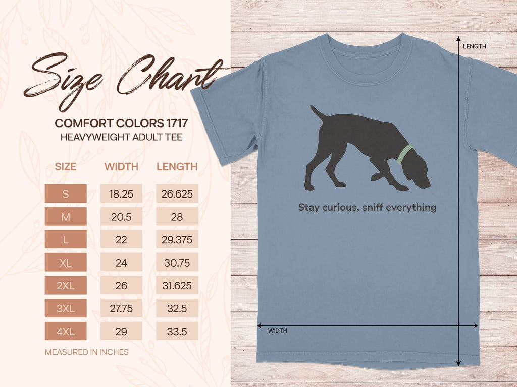 Stay curious sniff everything Adult Tee