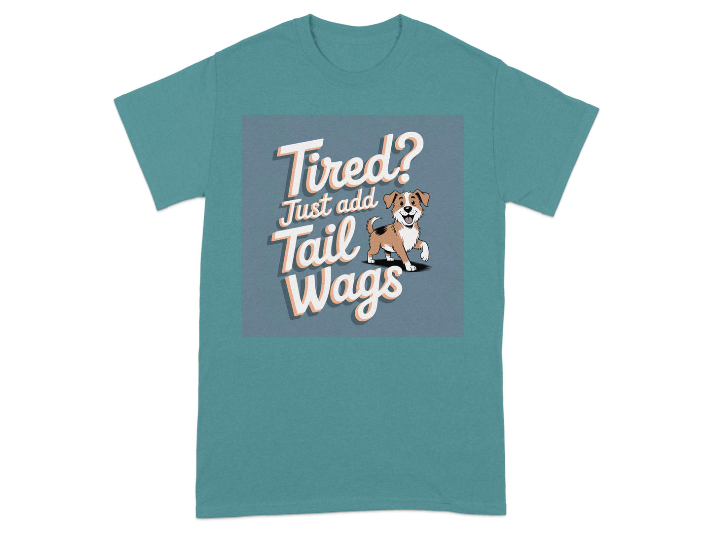Tired Just Add Tail Wags Graphic Shirt product type