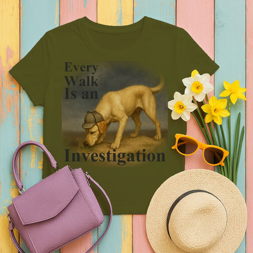 Labrador Retriever — Every Walk Lab t-shirt in Olive
