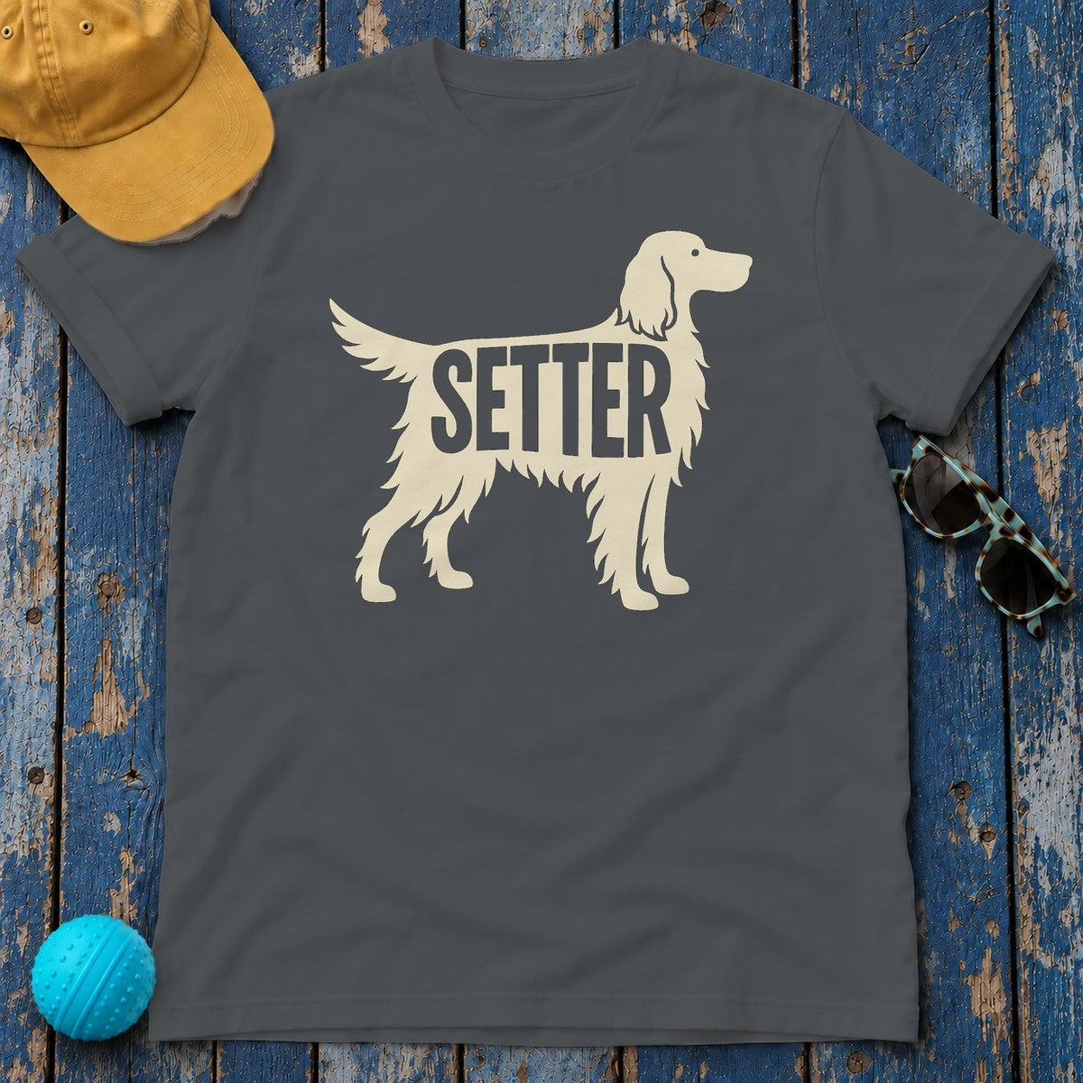 The Setter Silhouette T-Shirt in Charcoal
