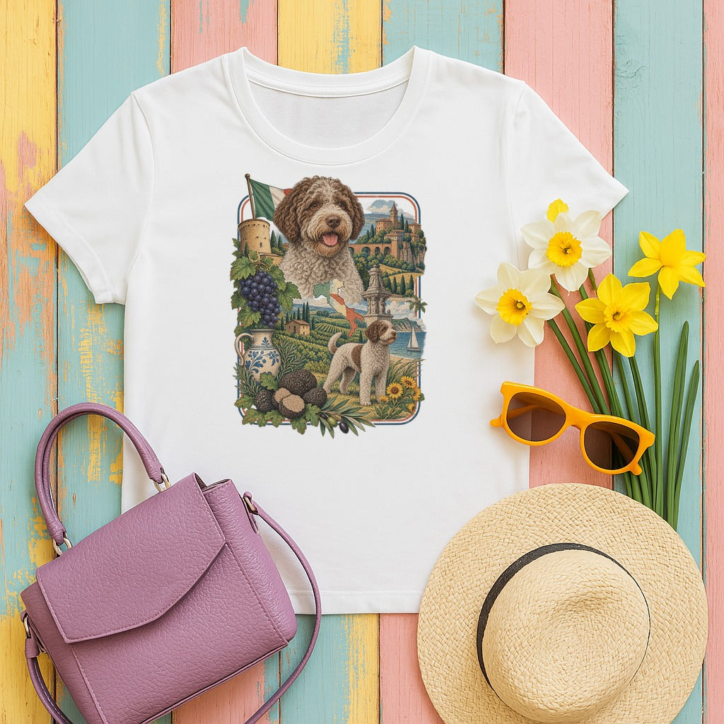 Lagotto Romagnolo Italy Heritage tee, White