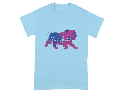 Free Spirit Bulldog Graphic T-Shirt Unique product type