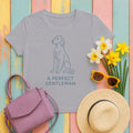 English Setter A Perfect Gentleman Tee in Athletic Heather