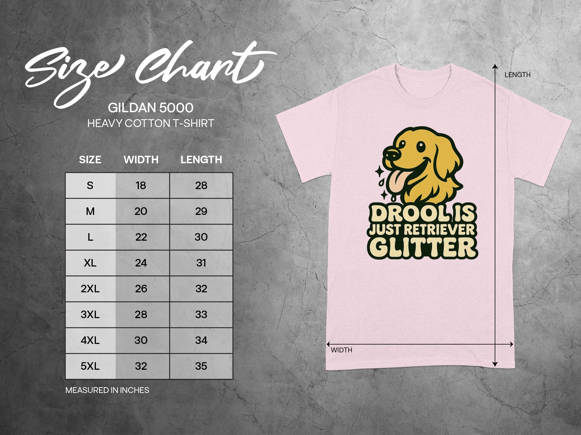 Drool is Just Retriever Glitter T-Shirt for Retriever Lovers