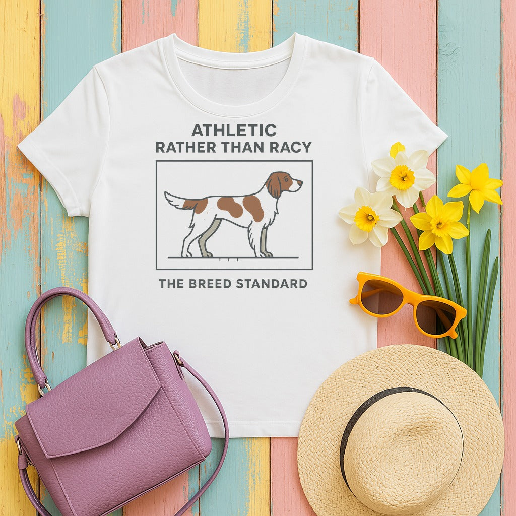 Irish Red and White Setter Athletic Rather Than Racy Tee