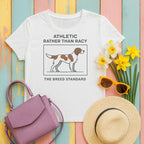 Irish Red and White Setter Athletic Rather Than Racy Tee