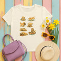 Golden Retriever Adventures T-Shirt in Natural