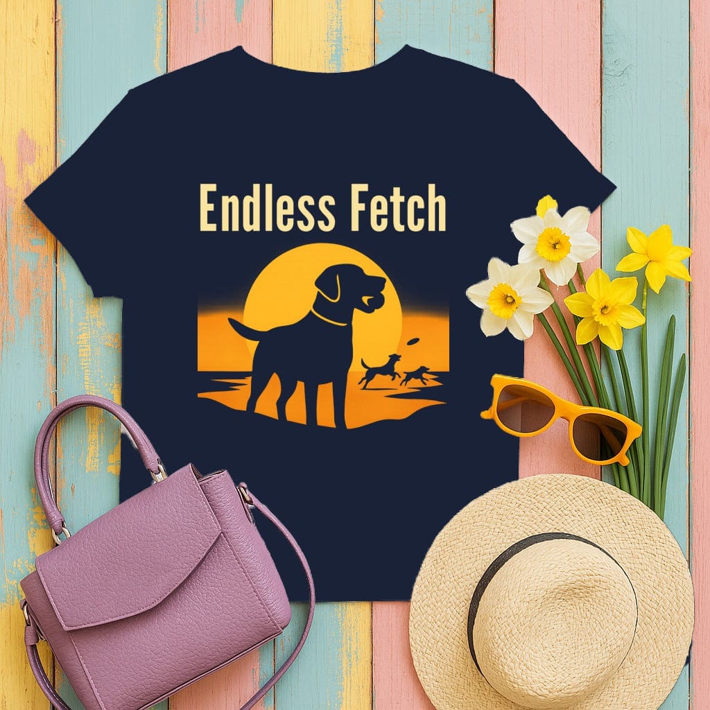 Endless Fetch Silhouette Dog Lovers Graphic Shirt product type