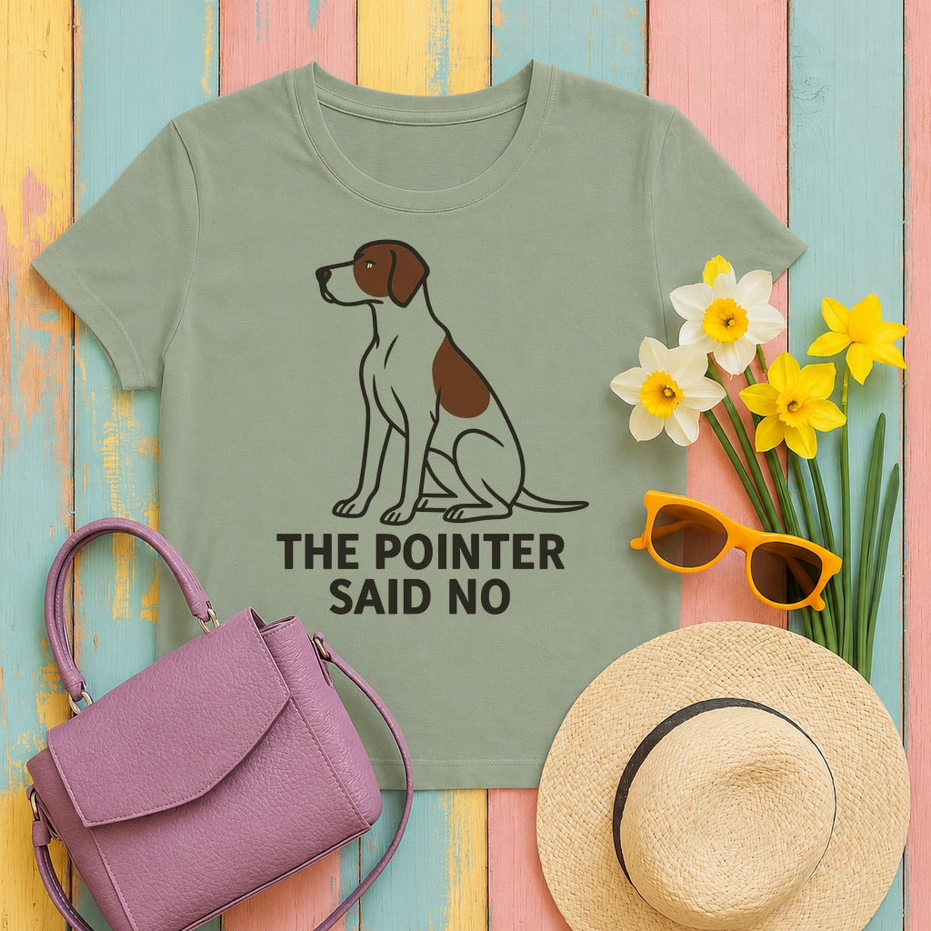 Pointer Said No T-shirt in Sage