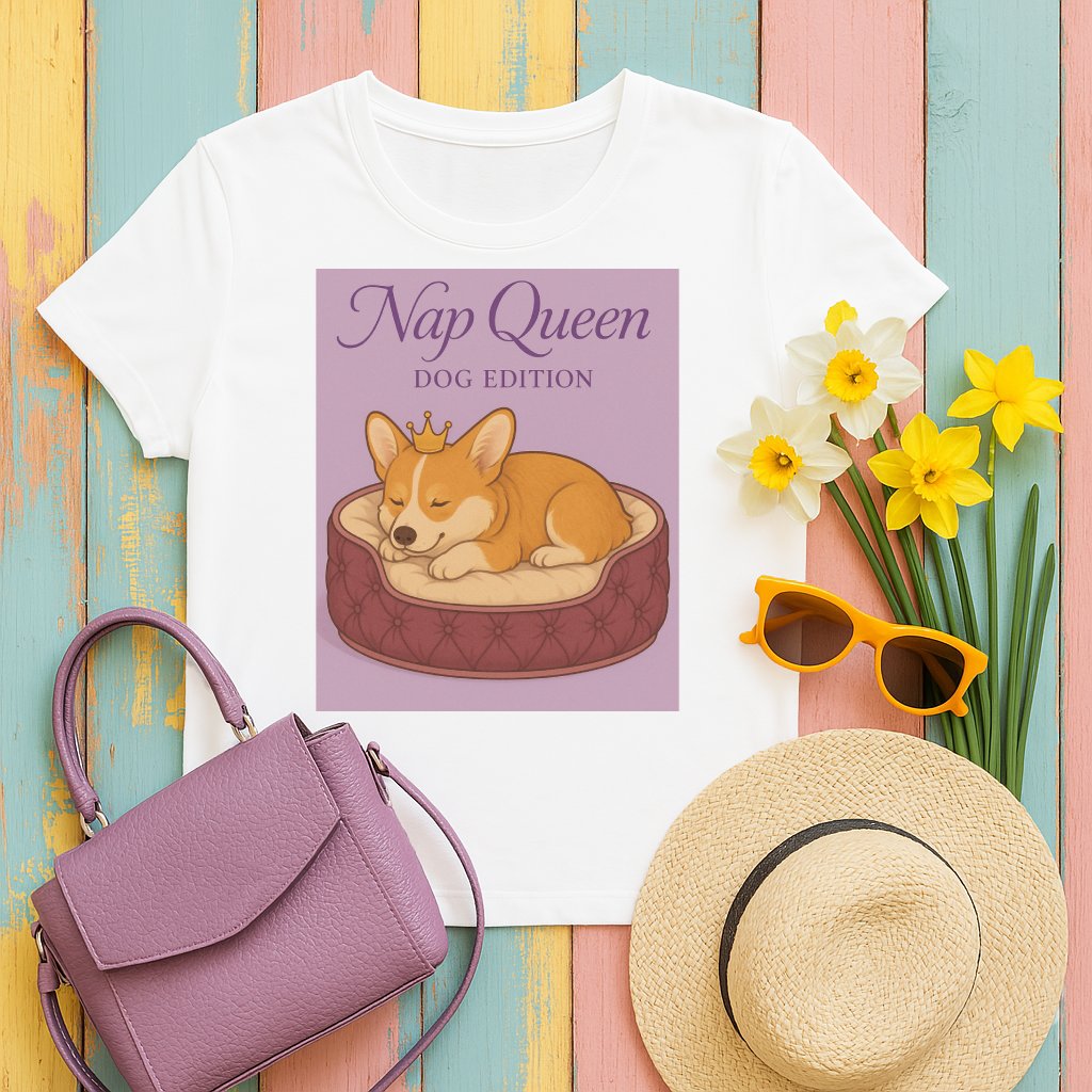 Nap Queen Dog Edition Corgi Graphic T-Shirt product