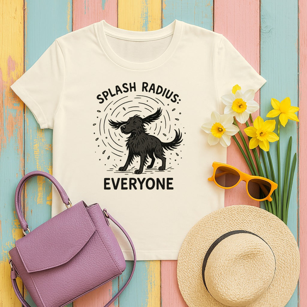 Flat-Coat Splash Radius Everyone Tee in Natural