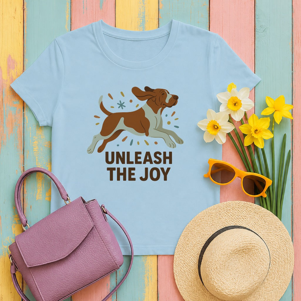 bracco unleash-the-joy tee flat lay hero