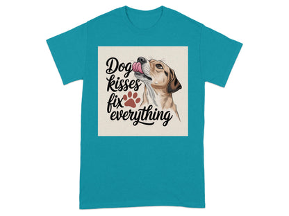 Dog Kisses Fix Everything T-shirt product type