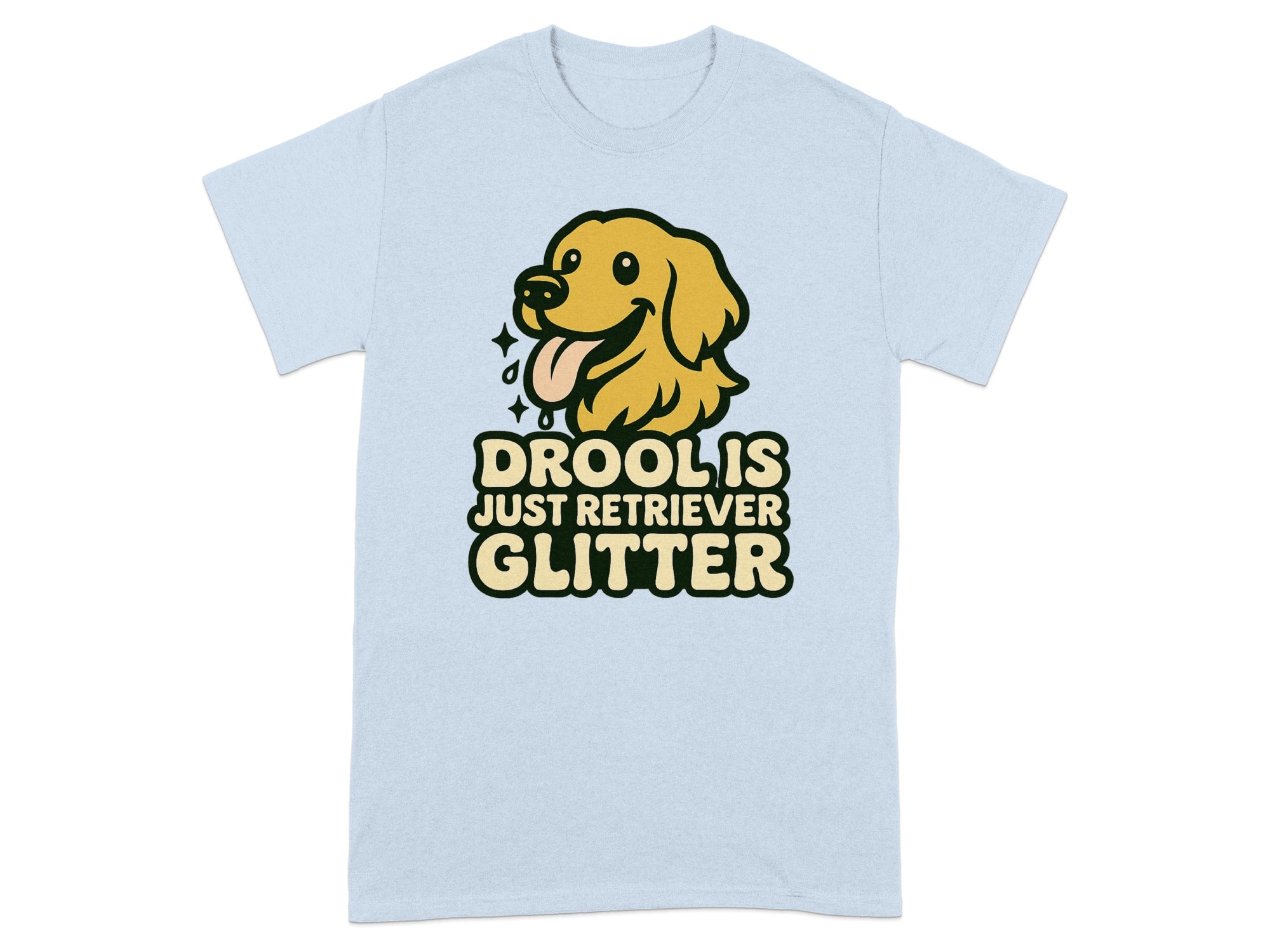 Drool Is Just Retriever Glitter Shirt Product