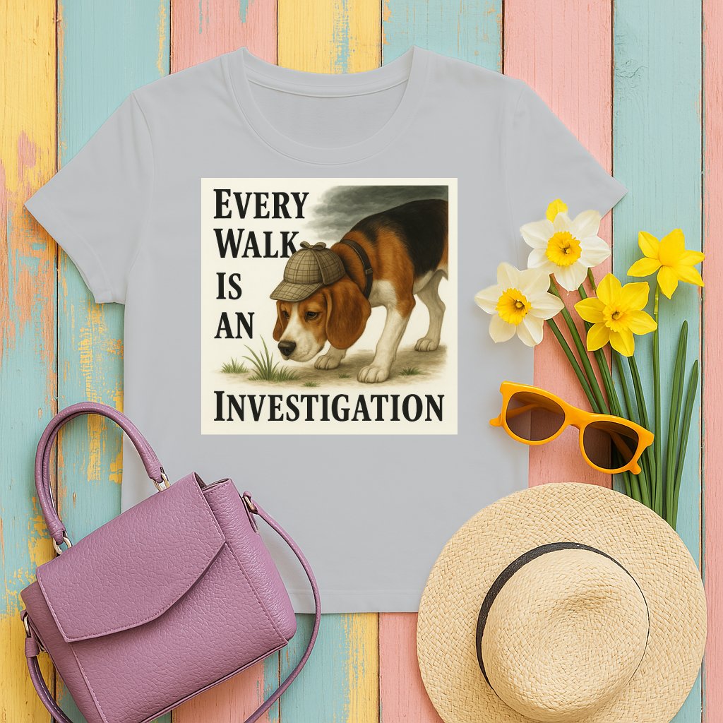 Every Walk Is an Investigation T-shirt product type