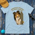 Invested Sheltie T-Shirt in Light Blue