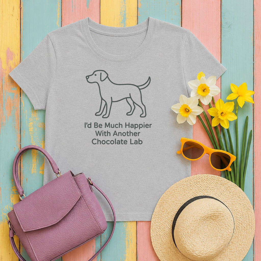 Another Chocolate Lab T-shirt in Sport Grey