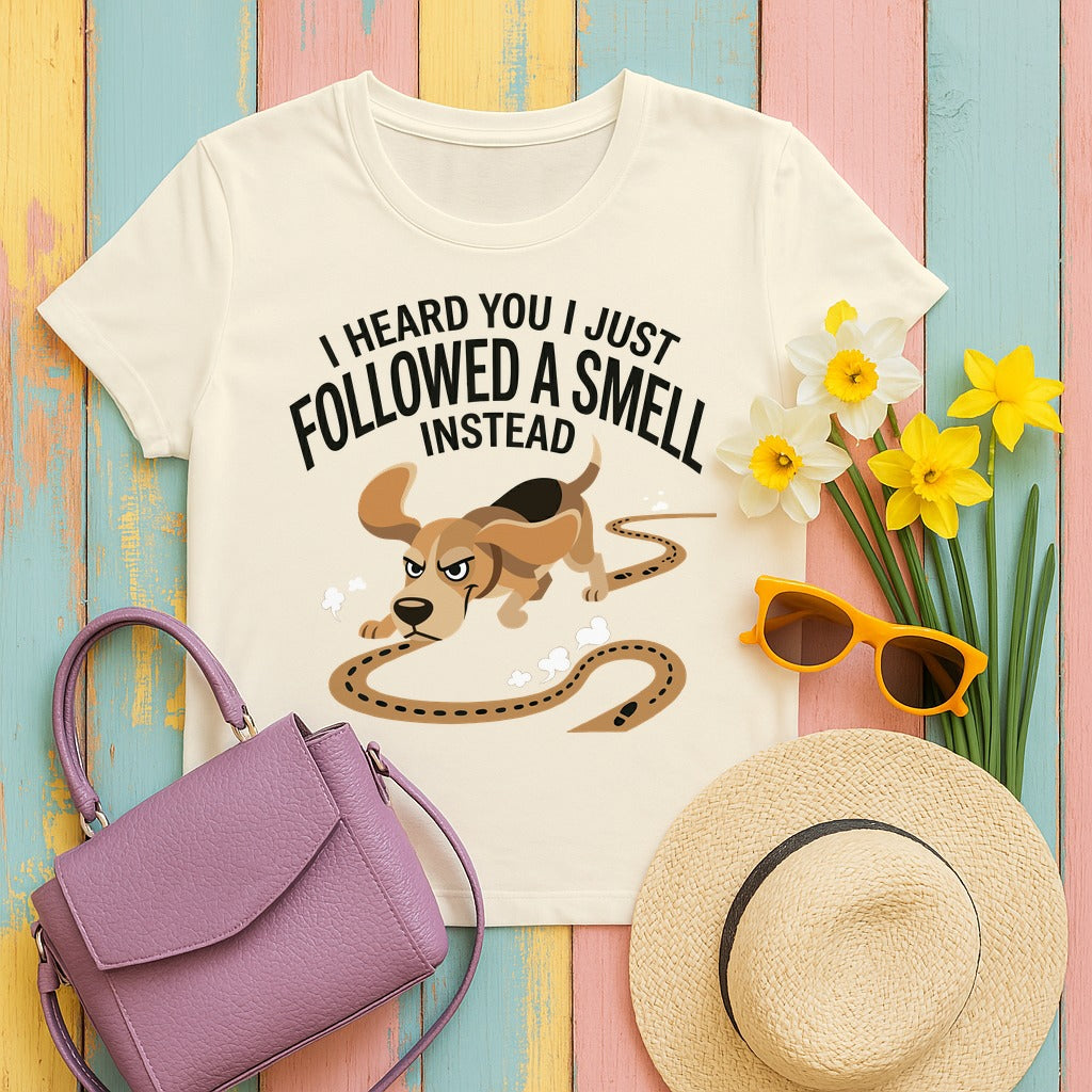 Mischievous Beagle Scent T-Shirt in Natural