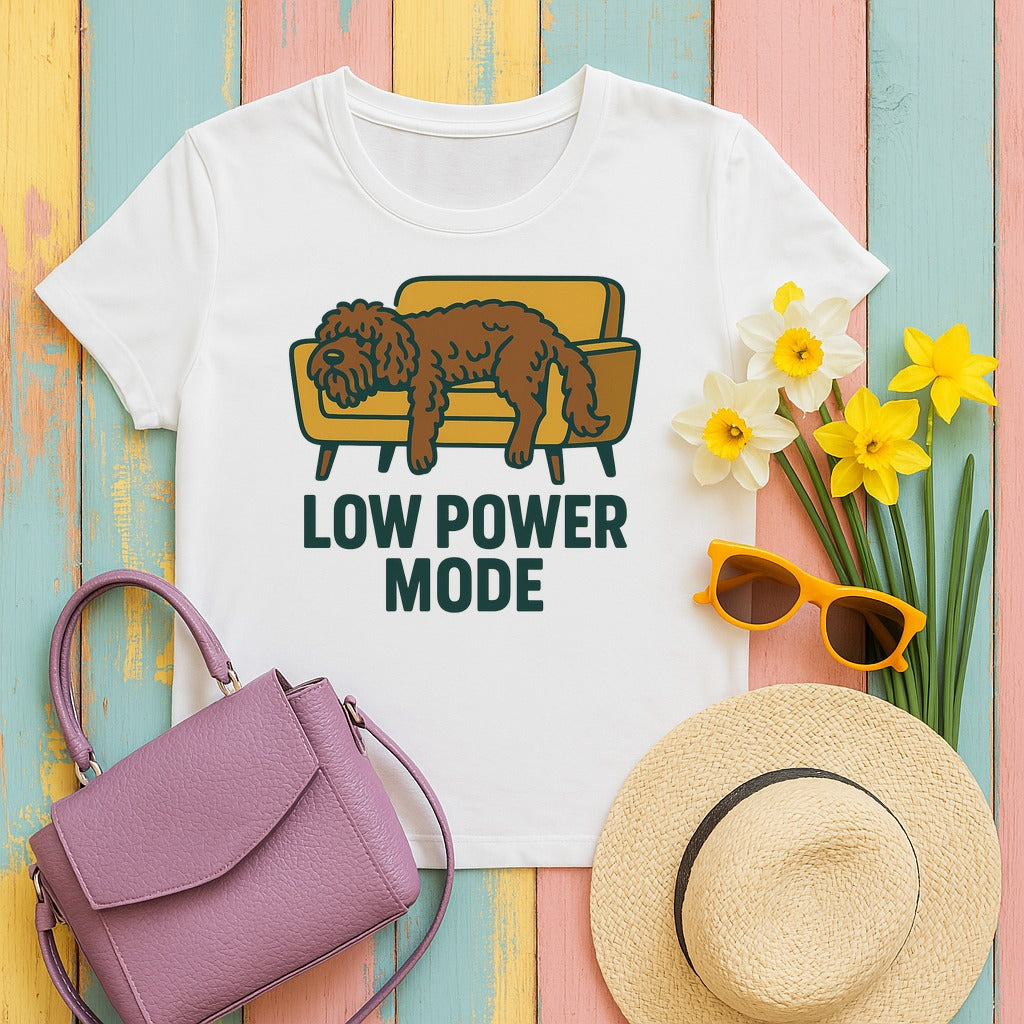 Barbet Low Power Mode Tee in White