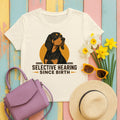 Selective Hearing Coonhound T-Shirt in Natural