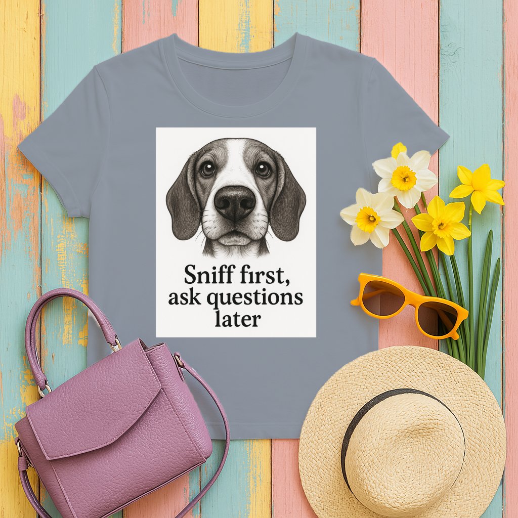 Sniff First Ask Questions Later Graphic T-Shirt product