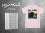 Gildan 5000 heavy cotton t-shirt size chart and graphic t-shirt.