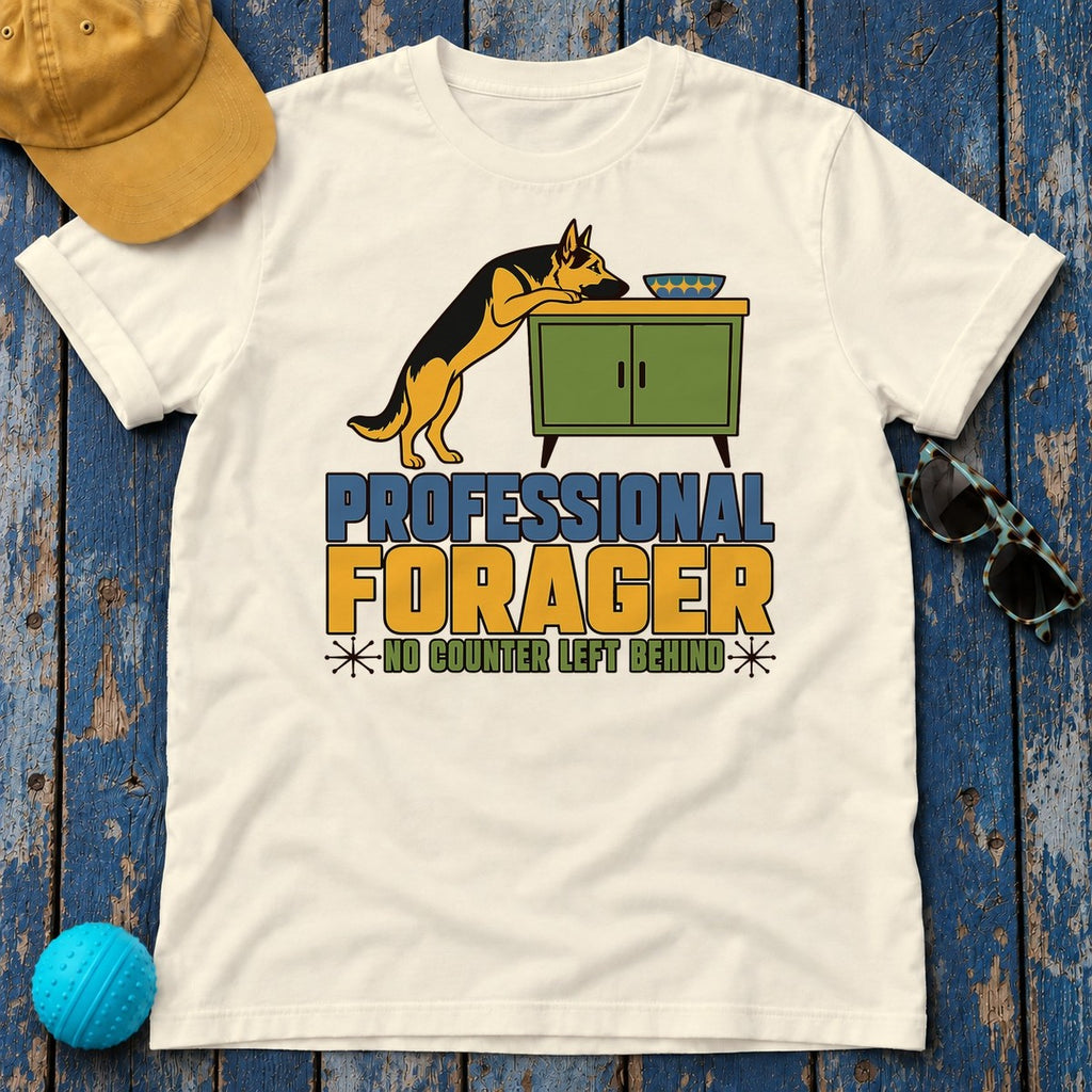 Professional Forager German Shepherd T-Shirt in Natural