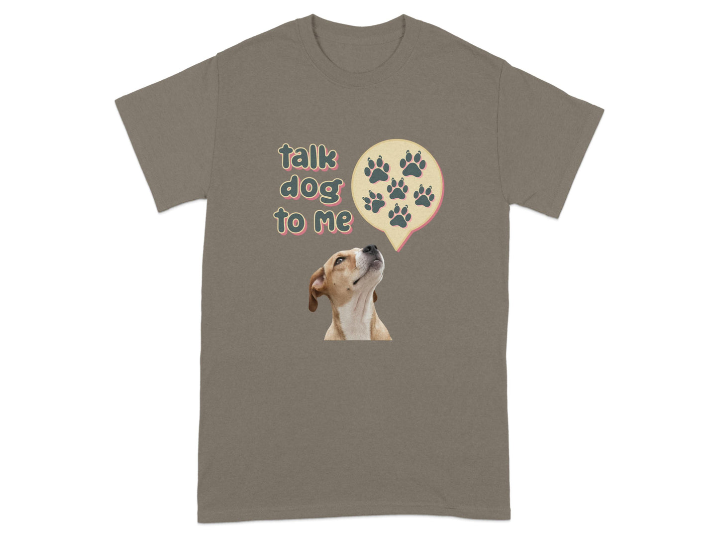 Talk Dog to Me Graphic Design T-Shirt product type