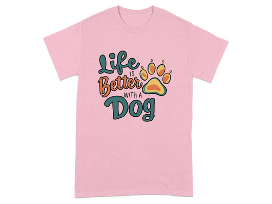 Life is Better with a Dog Graphic T-Shirt product