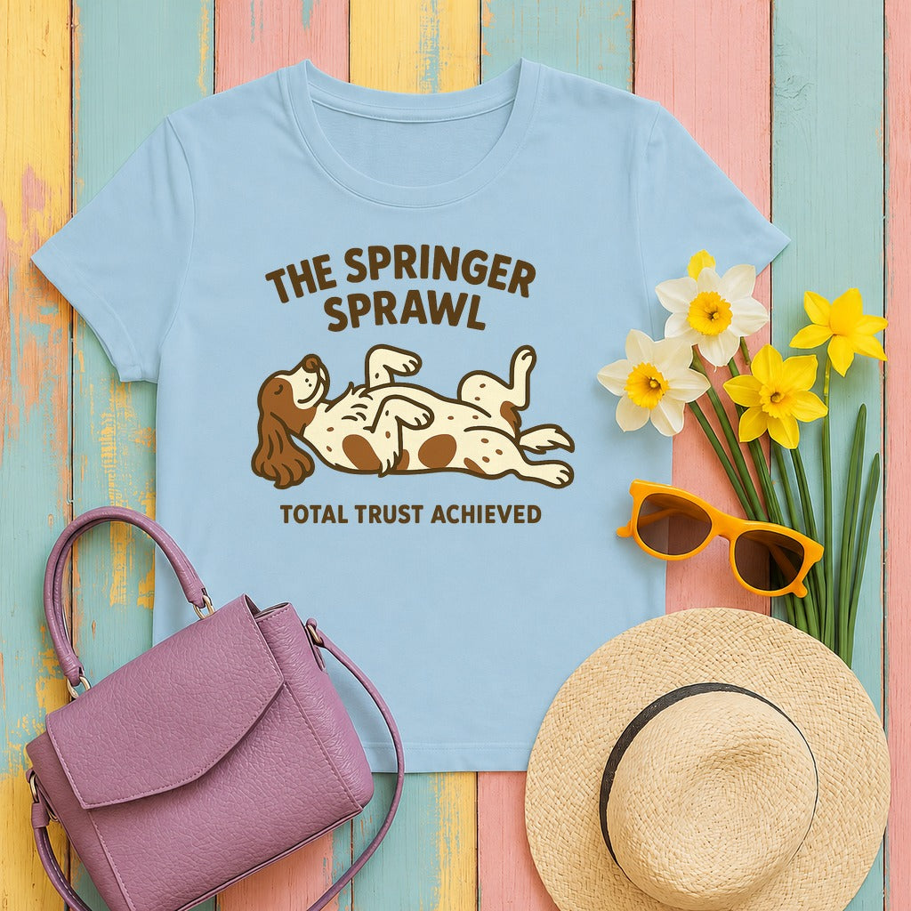 The Springer Sprawl Tee in Light Blue