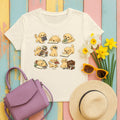 Paws & Pages Golden Retriever T-Shirt in Natural
