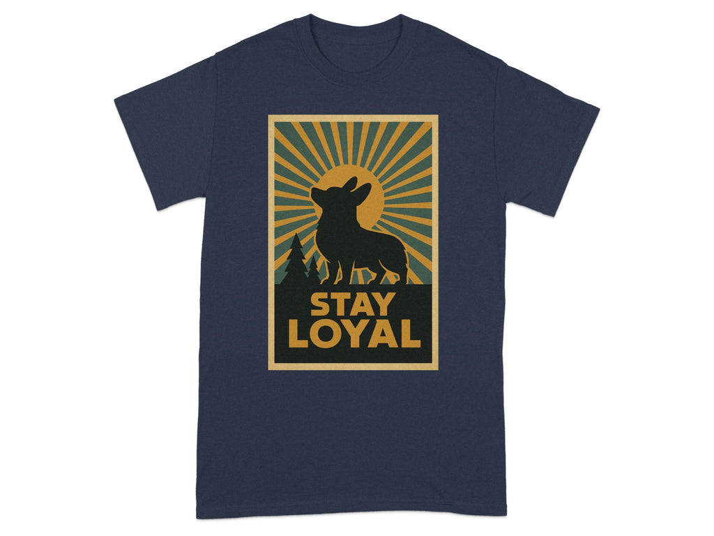 Stay Loyal Sunburst Art T-Shirt Gift for Fans