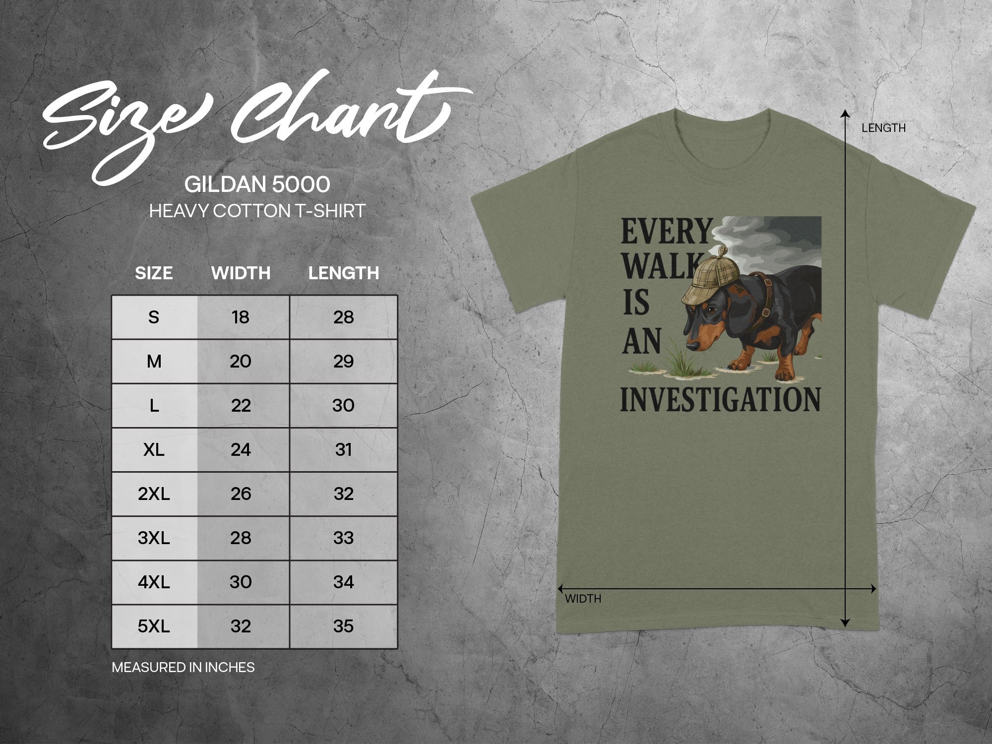 Every Walk is an Investigation T-Shirt Product