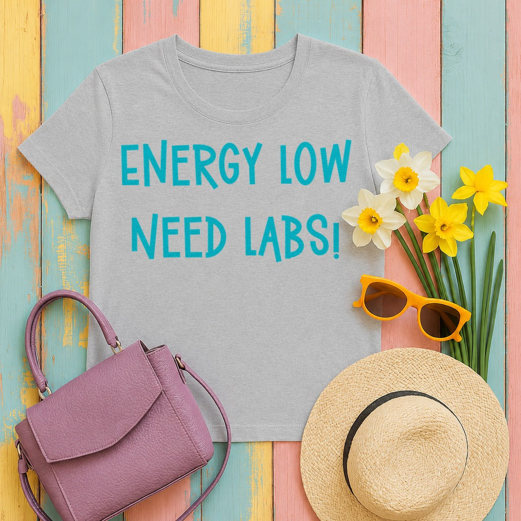Energy Low Need Labs T-Shirt in Sport Grey