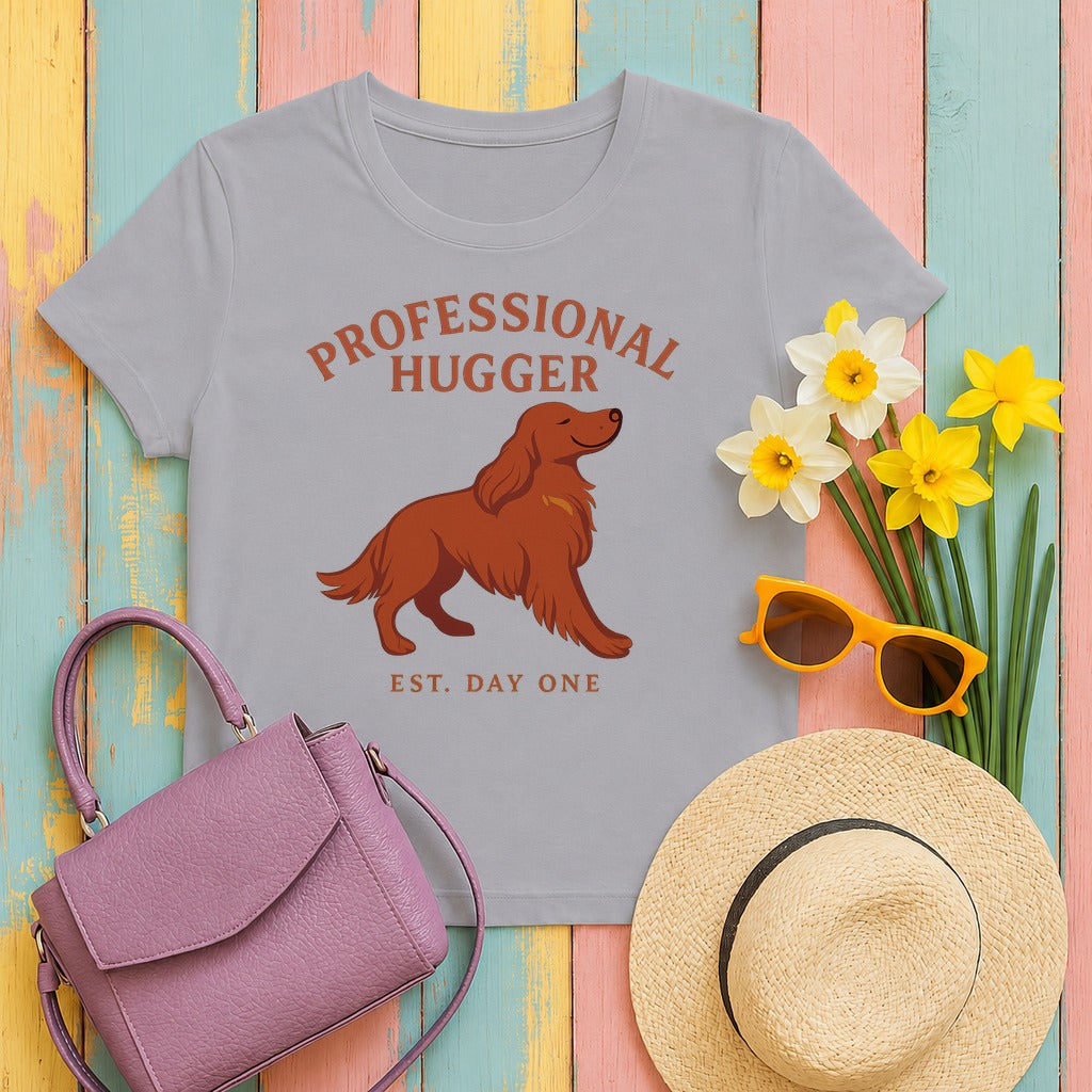 Irish Setter Professional Hugger T-shirt in Athletic Heather