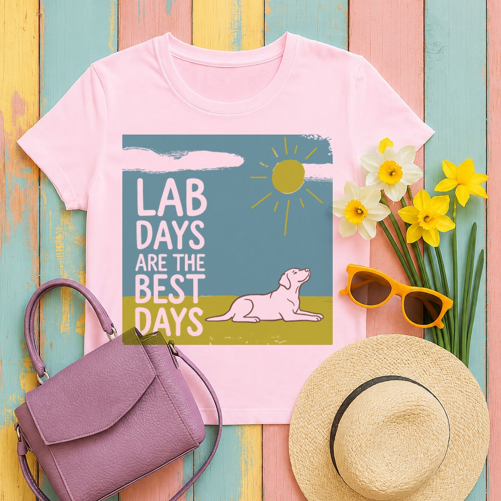 Lab Days T-Shirt in Light Pink