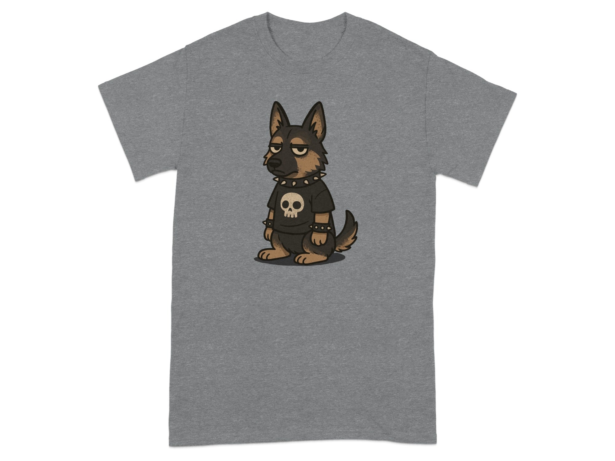 Gothic Canine Character Graphic Tee