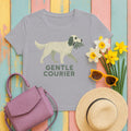 English Setter Gentle Courier Tee in Athletic Heather