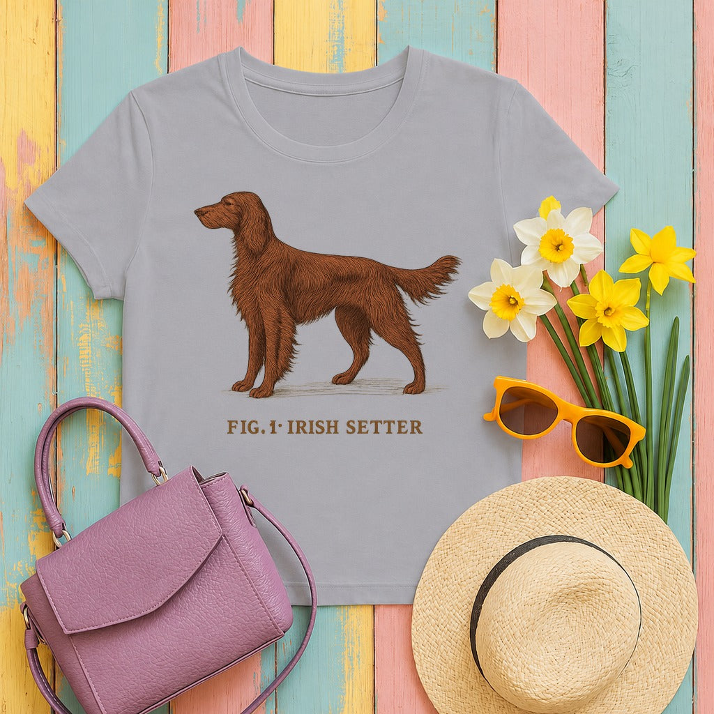 Irish Setter Fig. 1 Maximum Elegance T-shirt in Athletic Heather